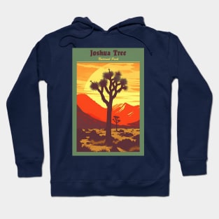 Joshua Tree National Park Vintage Travel Poster Hoodie